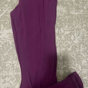 Aerie Rich Purple Flare Pants
